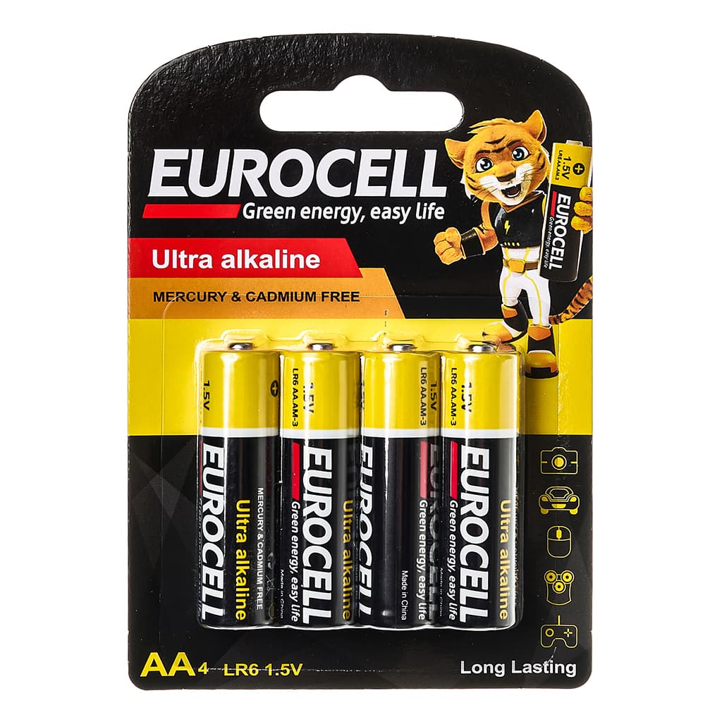 Батарейки Eurocell цинк-углеродные AA (пальчиковые)