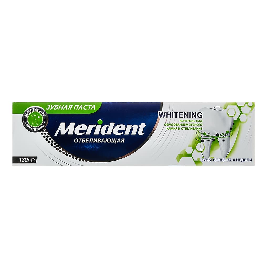 Отбеливающая зубная паста Merident